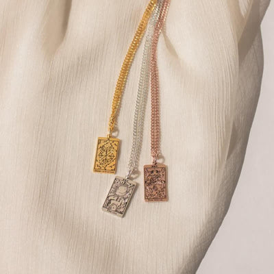 Olivenorma Dainty Tarot Card Spiritual Necklace