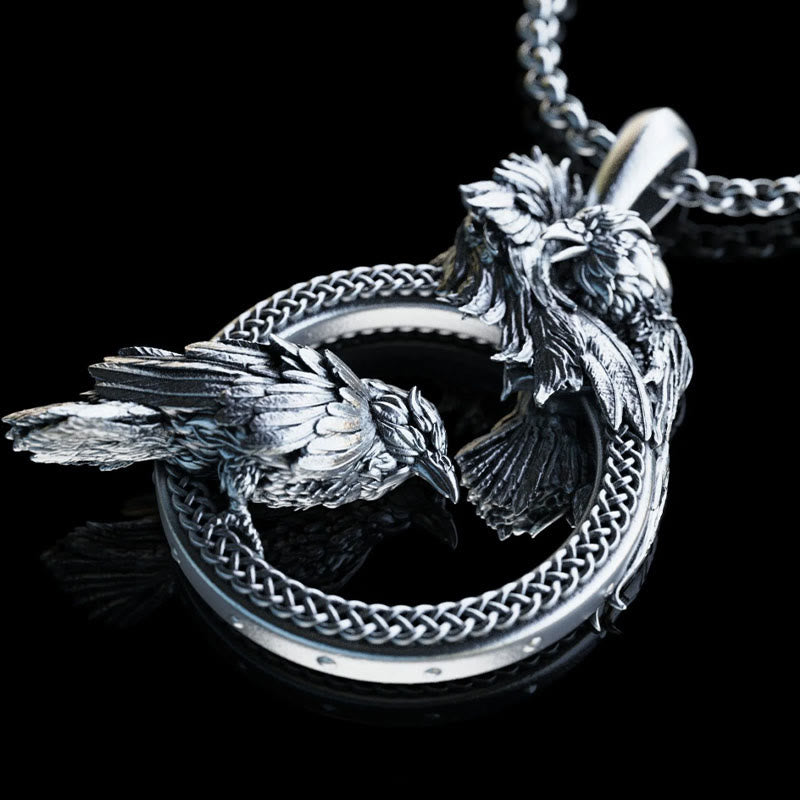 Chain of Divine Ravens Necklace