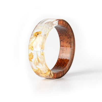 Olivenorma Intellectual & Optimistic - Handmade Wood Ring