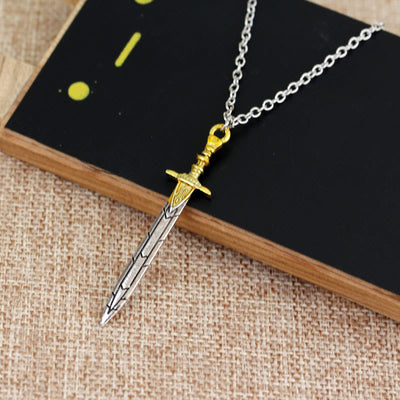 Movie Retro Sword Creative Necklace