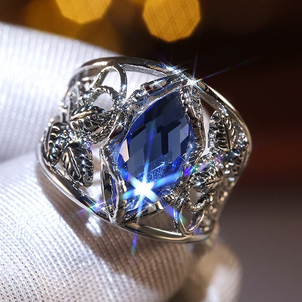 Luxury Sapphire Vintage Ring