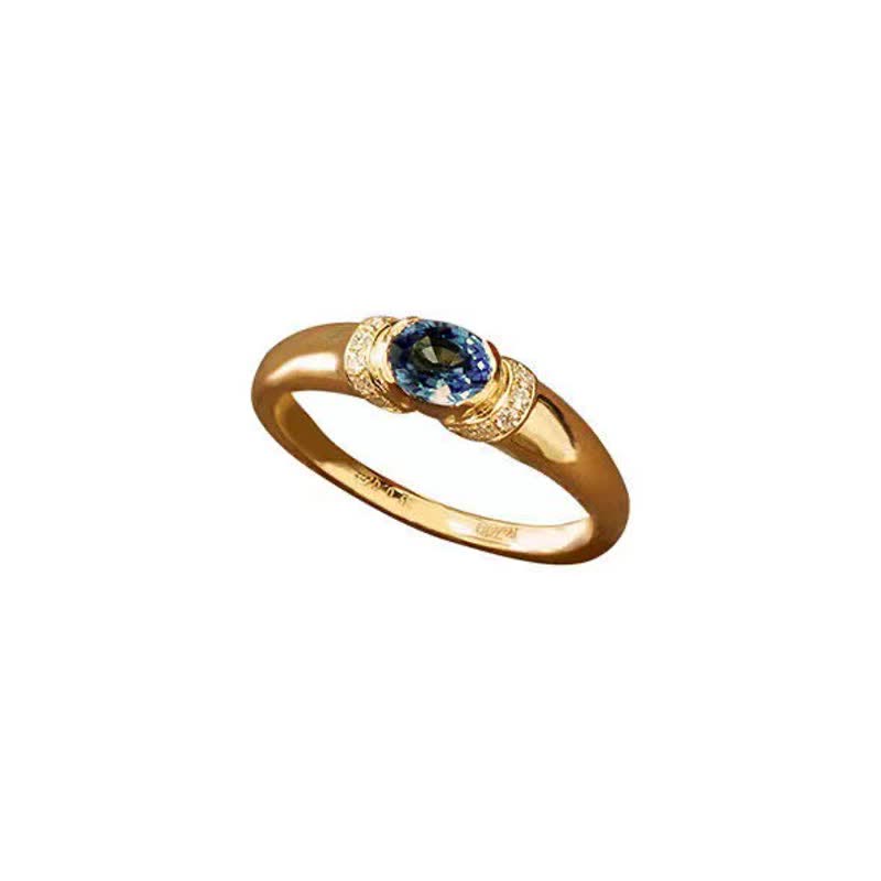 Vintage Cornflower Blue Sapphire Ring