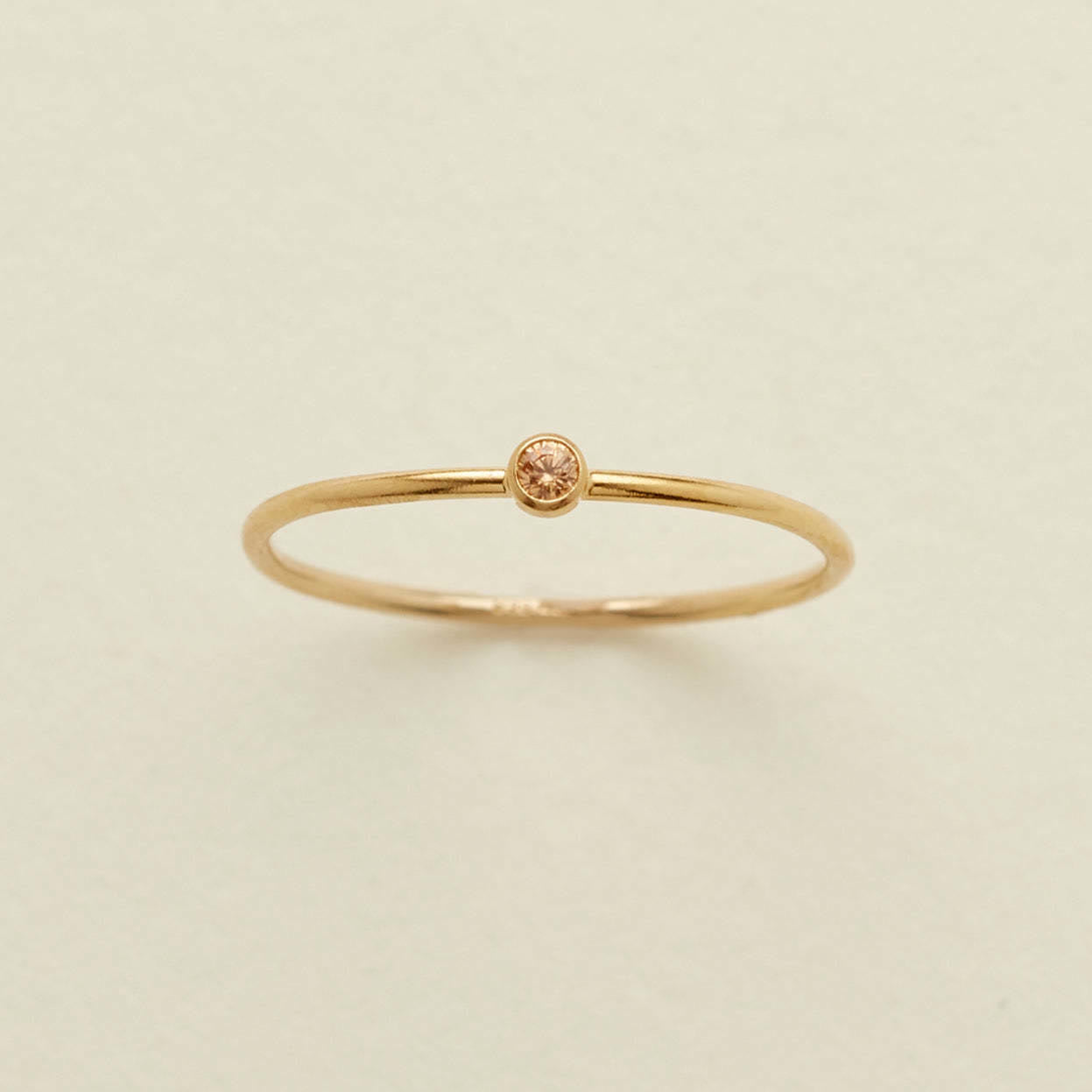 Olivenorma Birthstone 12 Month Birth Slim Ring