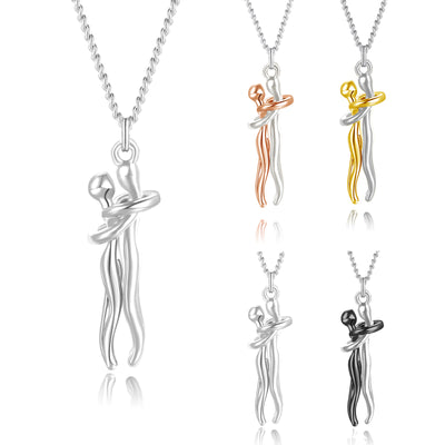 FREE Today:  Couple Love Hug Dance Necklace