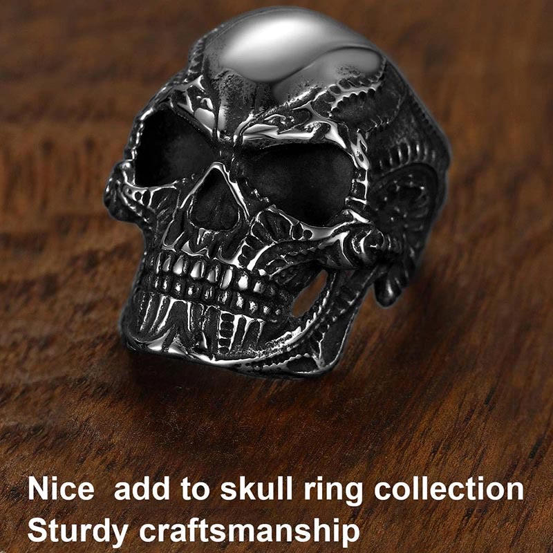 Gothic Stainless Steel Special Skull Ring