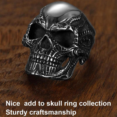 Gothic Stainless Steel Special Skull Ring