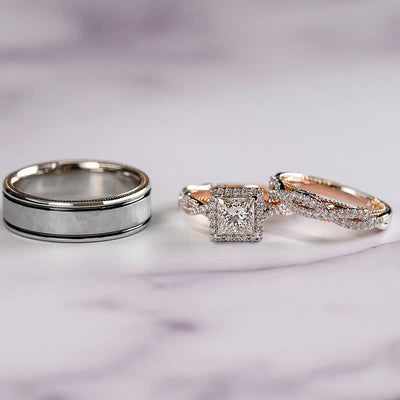 FREE Today: Prince Rose Couple Ring Set