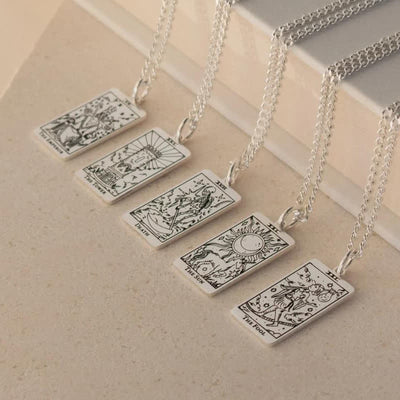 Olivenorma Dainty Tarot Card Spiritual Necklace