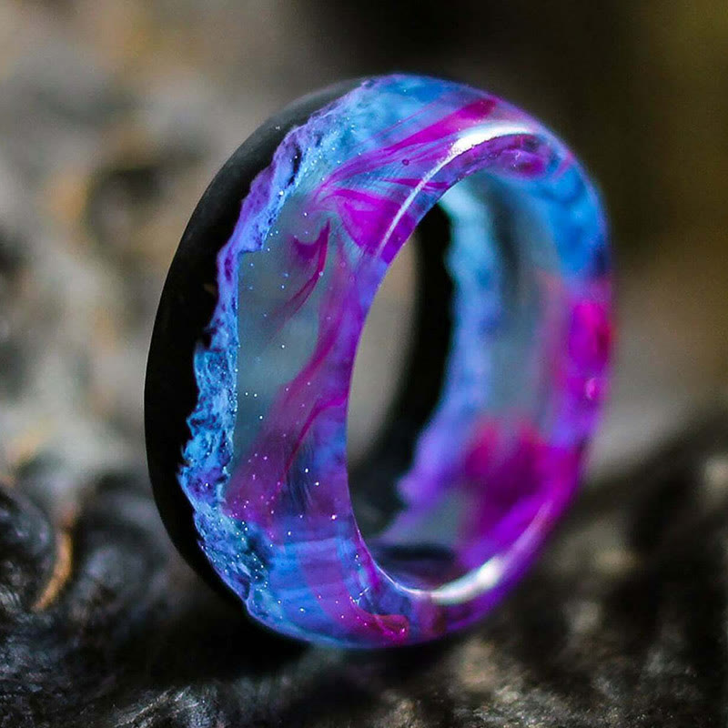 Limited Sale - Wood Resin Glow Ring