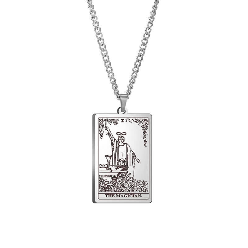 The Major Arcana Dainty Tarot Card Necklace