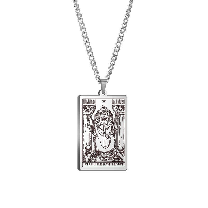 The Major Arcana Dainty Tarot Card Necklace