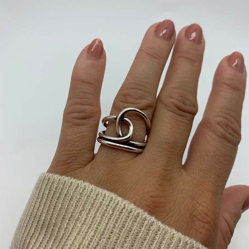 Unique Dainty Adjustable Weaved Ring