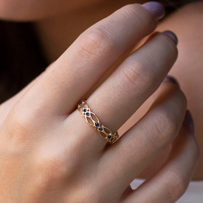 "Eternal Love" Creative Sapphire Ring