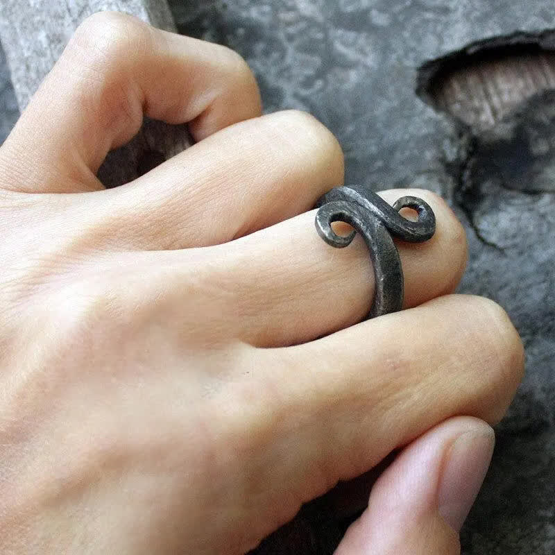 Men's Viking Midgard Serpent Ring