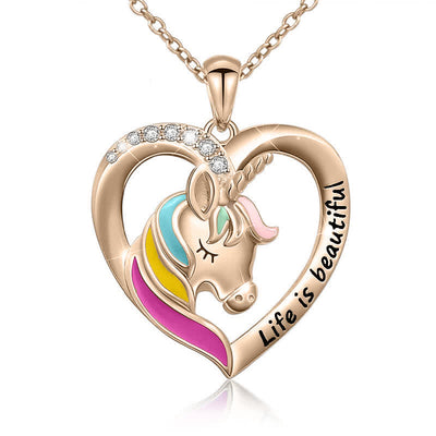 FREE Today: "You Are Magical" - Unicorn Princess Earrings and Necklace