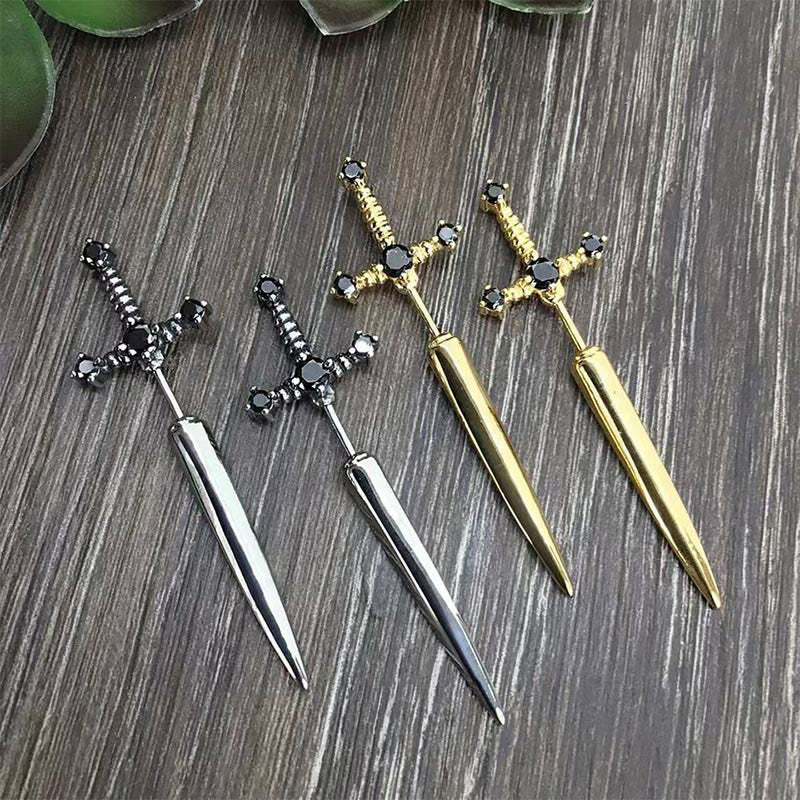 Grunge E-Girl Aesthetic Gothic Sword Earrings