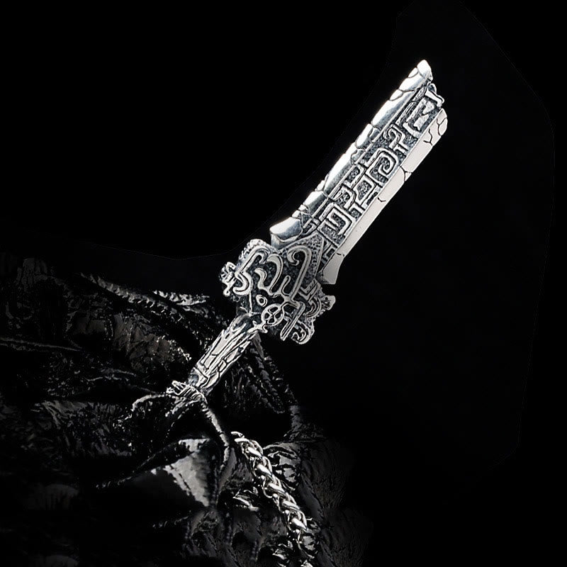 FREE Today: Ancient Sword Retro Domineering Necklace