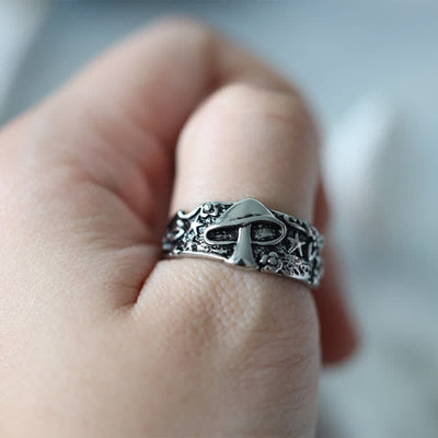 Creative  Retro Mushroom Ring