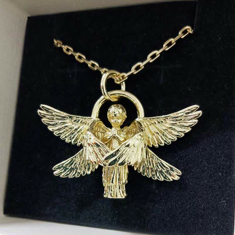 FREE Today: Guardian Angel - Seraphim Angel Wings Necklace