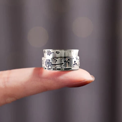 Dandelion Spinner Ring✨ - ''I'm enough exactly as I am''🥰