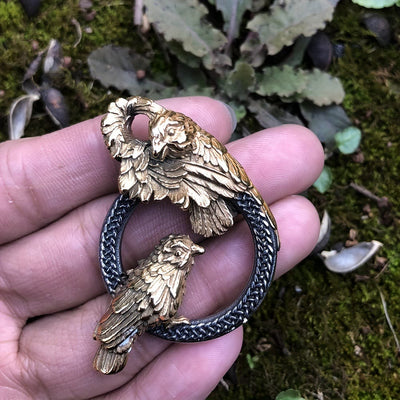 Chain of Divine Ravens Necklace