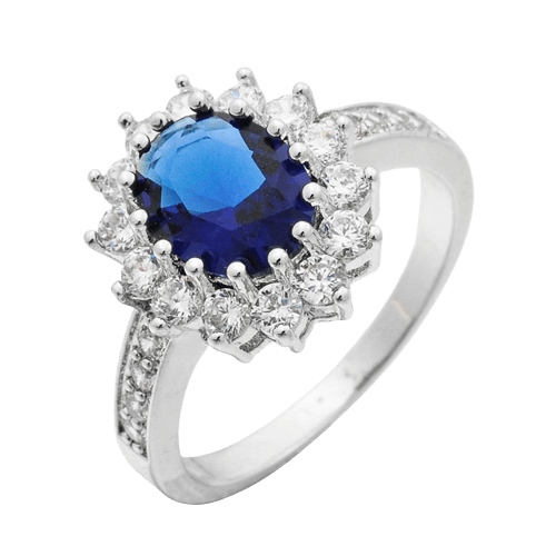 Limited Sale - Natural 3.26ct Sapphire Wedding Engagement Ring