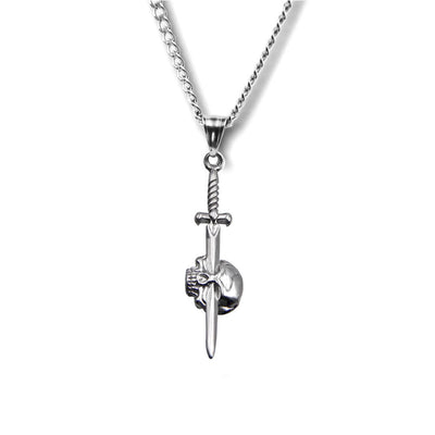 Personality Elements Hip Hop Skull Necklace