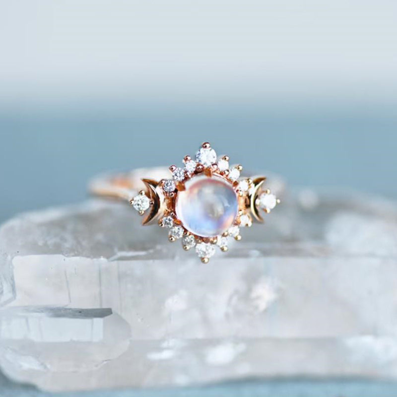 Moonstone My Sun and Stars Ring - image 4