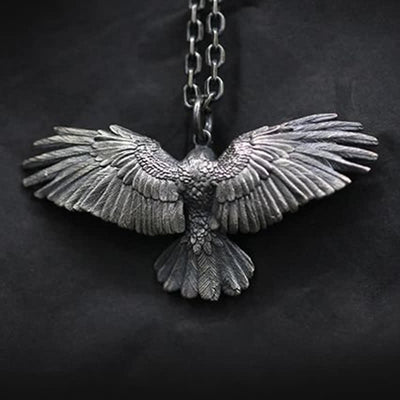 Men's Hip Hop Crow Winged Eagle Necklace