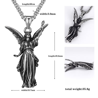 316L Stainless Steel Statue of Liberty Necklace