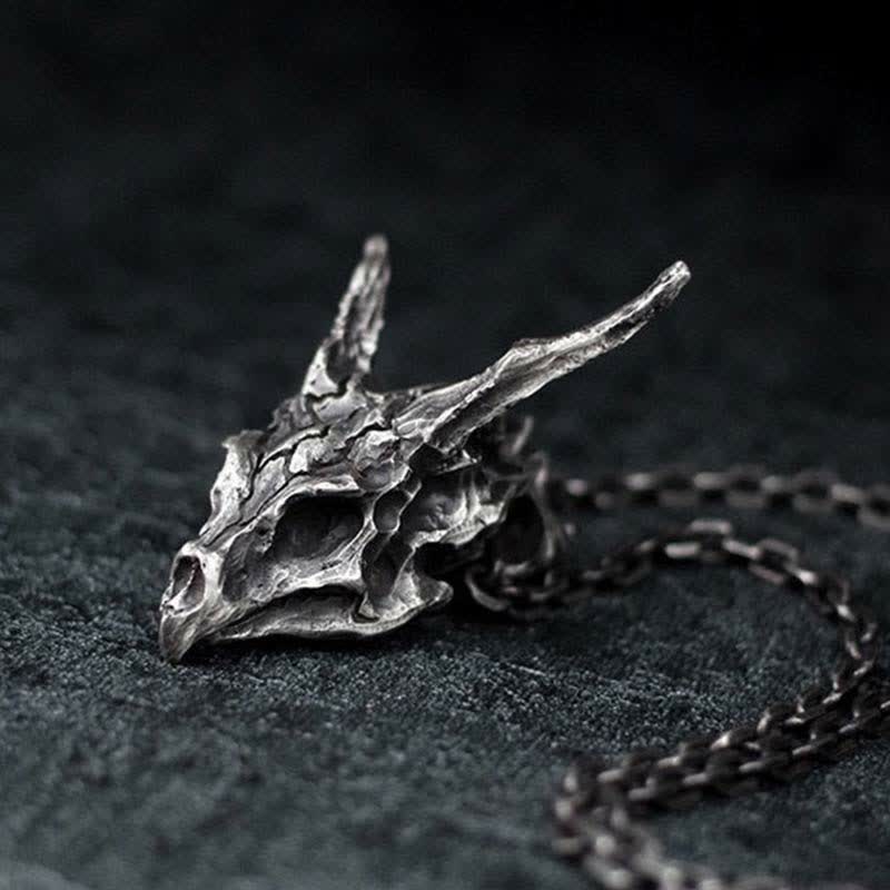 FREE Today: Dragon Spirit - Draconic Skeleton Necklace