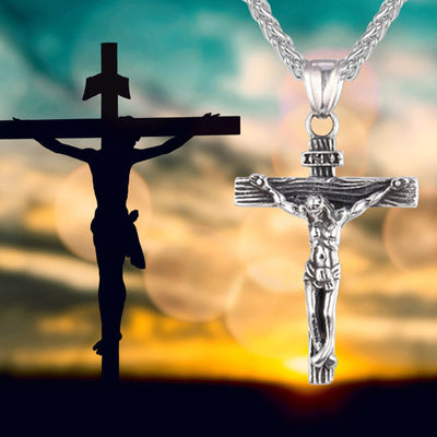 FREE Today: "Life Of Christ" Jesus Cross Necklace