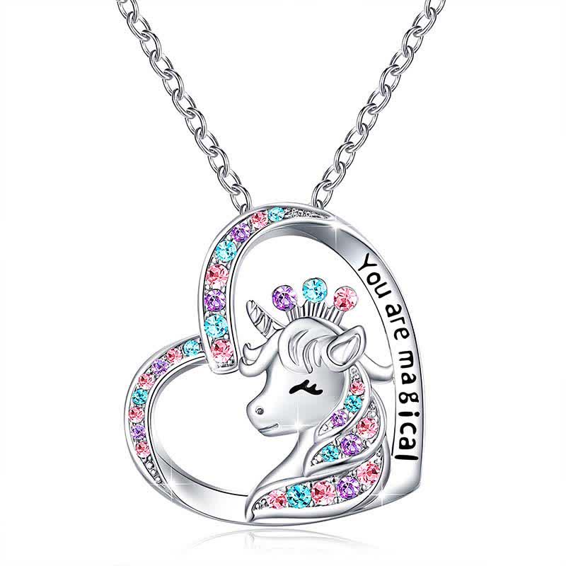 FREE Today: "You Are Magical" - Unicorn Princess Earrings and Necklace