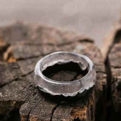 Limited Sale - Wood Resin Glow Ring