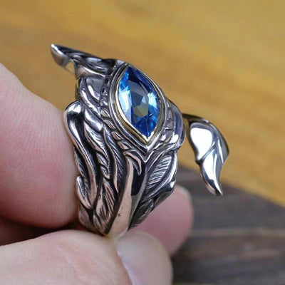 "Eye of God" - Creative Sapphire Vintage Ring