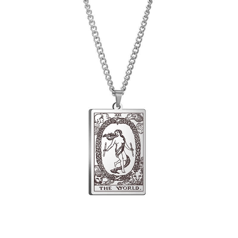 The Major Arcana Dainty Tarot Card Necklace