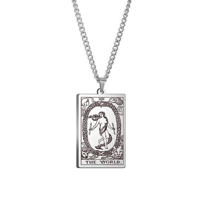 The Major Arcana Dainty Tarot Card Necklace