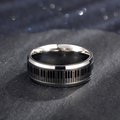 Spinner Music Piano Keyboard Ring