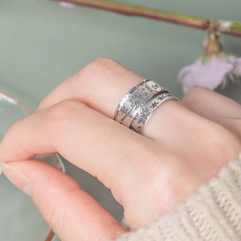 Dandelion Spinner Ring✨ - ''I'm enough exactly as I am''🥰