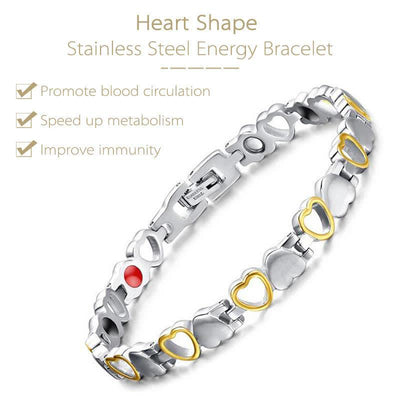 Women's Heart Therapy Magnetic Bracelet