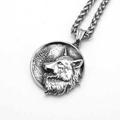 Men's Viking Wolf Necklace