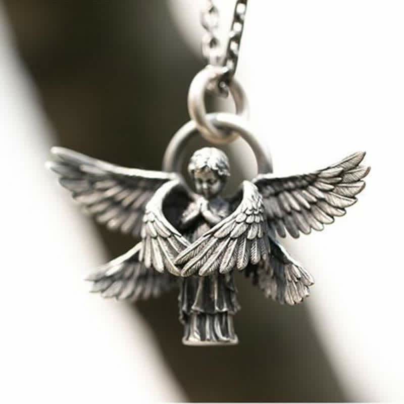 FREE Today: Guardian Angel - Seraphim Angel Wings Necklace