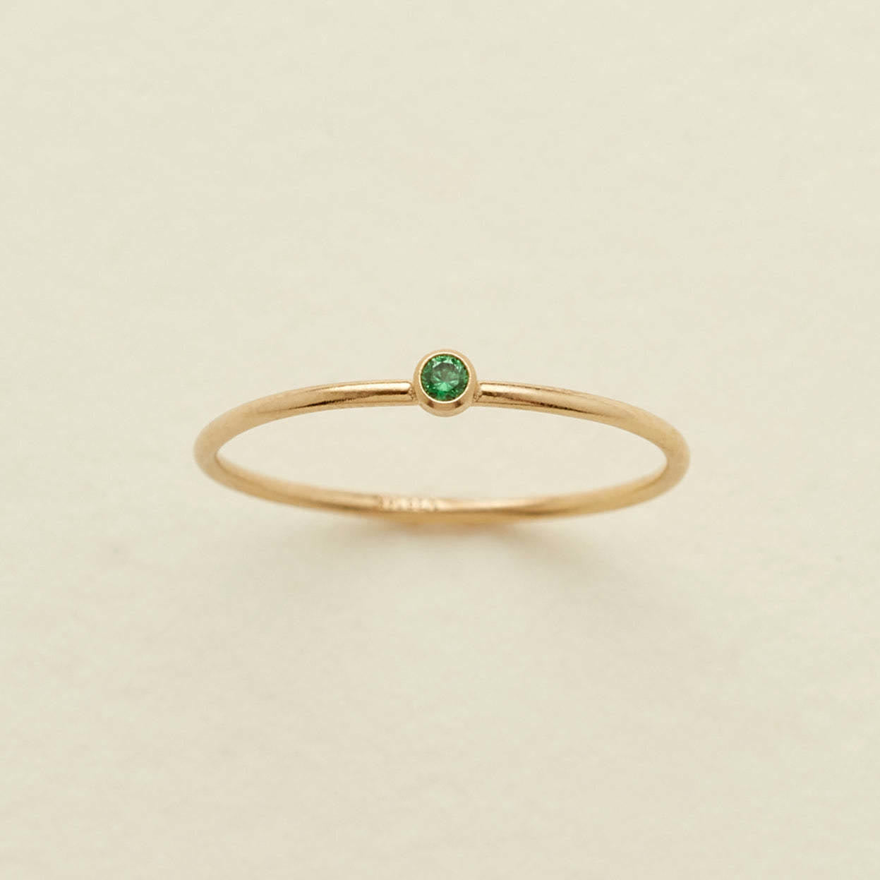 Olivenorma Birthstone 12 Month Birth Slim Ring