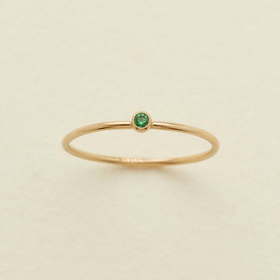 Olivenorma Birthstone 12 Month Birth Slim Ring