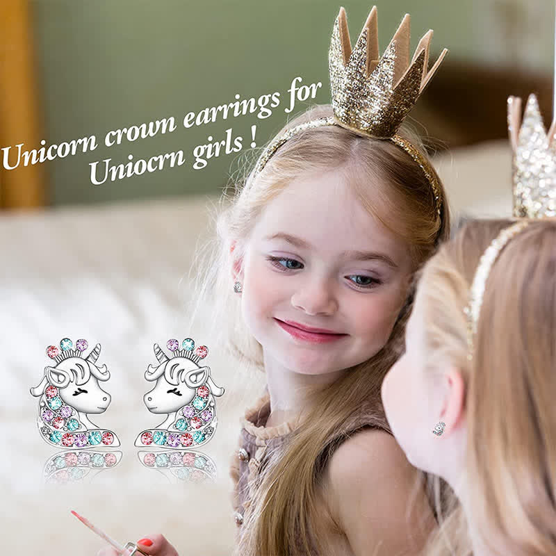 FREE Today: "You Are Magical" - Unicorn Princess Earrings and Necklace