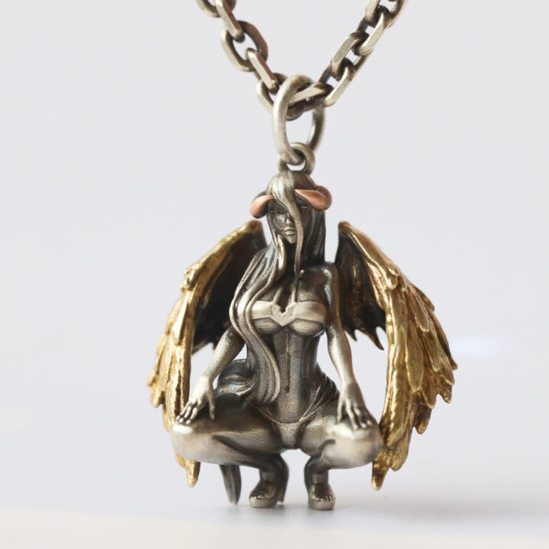 Limited Sale - Devil Angel Wings Necklace