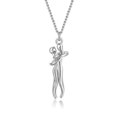 FREE Today:  Couple Love Hug Dance Necklace