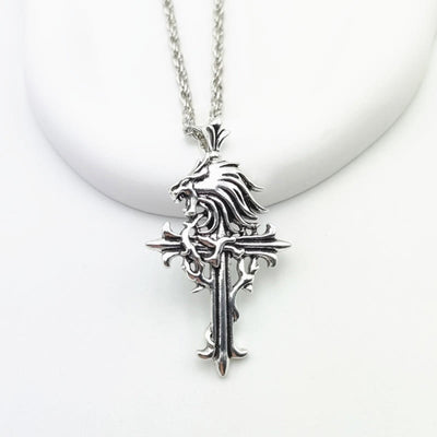 Final Fantasy VIII - Black S925 Silver Necklace