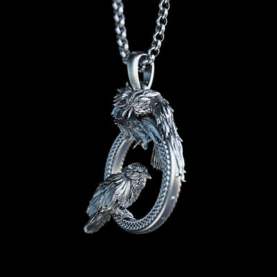 Chain of Divine Ravens Necklace