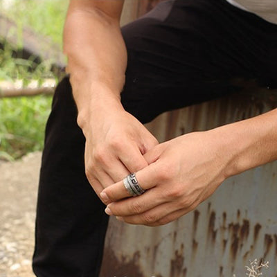 Handmade Simple Indian Style Feather Ring